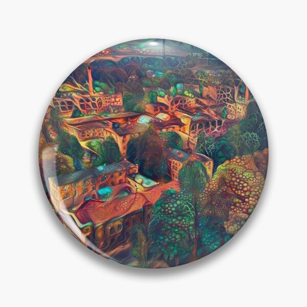 Item preview, Fantasy city abstraction designed and sold by blackhalt.
