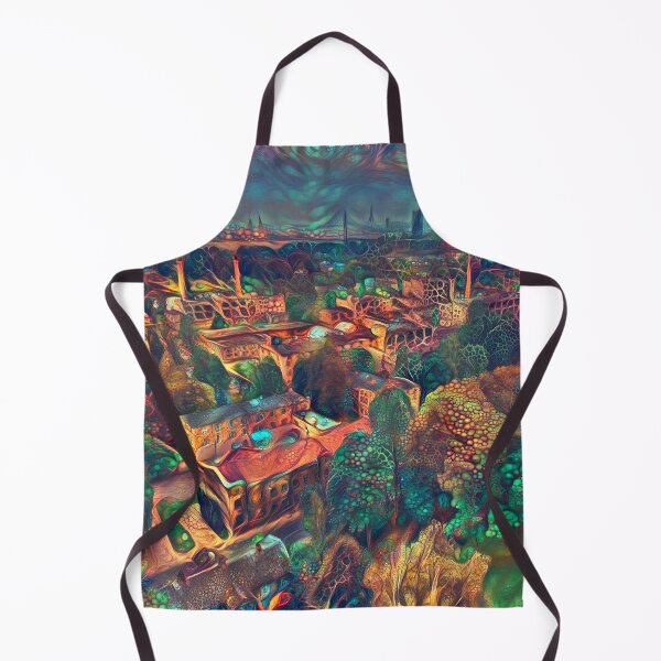 Item preview, Fantasy city abstraction designed and sold by blackhalt.