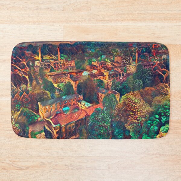 Item preview, Fantasy city abstraction designed and sold by blackhalt.
