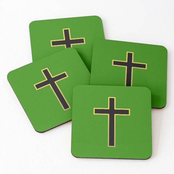 Item preview, Black and Yellow Cross Church Jesus Christ Cool designed and sold by IBMClothing.