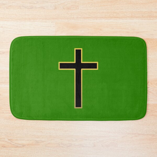 Item preview, Black and Yellow Cross Church Jesus Christ Cool designed and sold by IBMClothing.