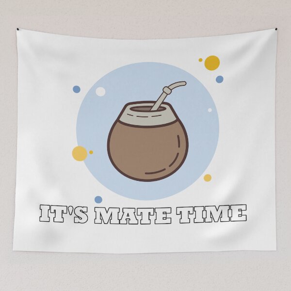 Item preview, It's Mate Time Yerba Mate Matero Bombilla designed and sold by Suphiss.