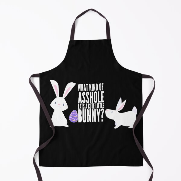Item preview, What Kind of Asshole Eats a Cute Little Bunny? | For Animal Lovers / Vegetarians / Vegans designed and sold by Mohammad Razzaghnoori.