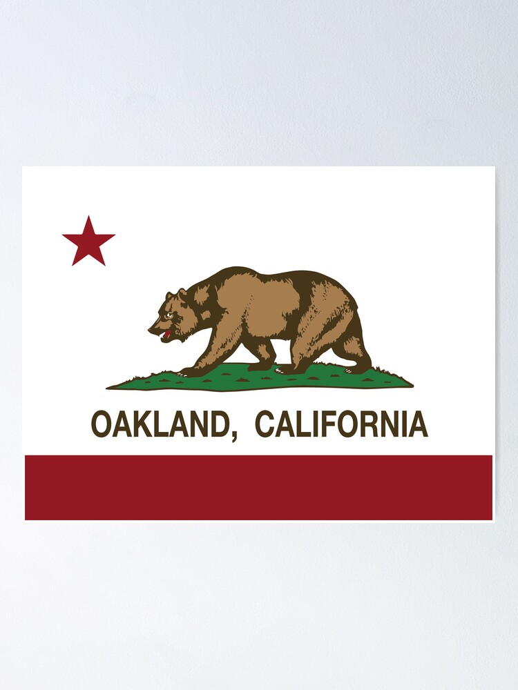 Oakland A's California Flag T Shirt with Elephant, Bear Flag Museum