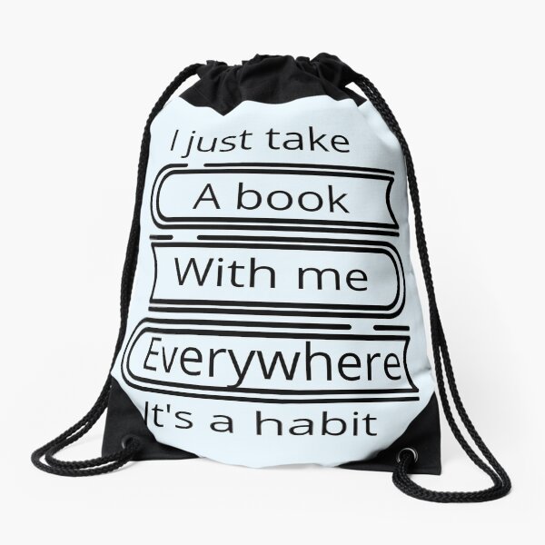 Item preview, Gilmore book lover quote "I just take a book with me everywhere" designed and sold by rosemarydrawing.