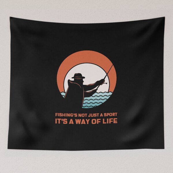 Item preview, FISHING'S NOT JUST A SPORT | IT'S A WAY OF LIFE designed and sold by Ashalcheema.