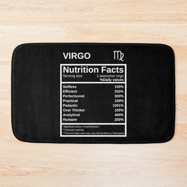 Item preview, Virgo Nutrition Facts designed and sold by lolora.