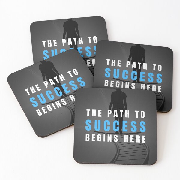 Item preview, Path To Success Begins - Inspirational Quote designed and sold by LifeOnWords.
