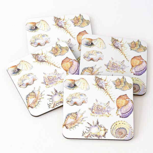 Item preview, Sea shells set collection designed and sold by Zavyalova-art.