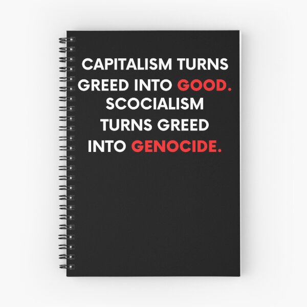 Item preview, Capitalism Turns Green Into Good, Socialism Turns Greed Into Genocide designed and sold by BigBoyShop.