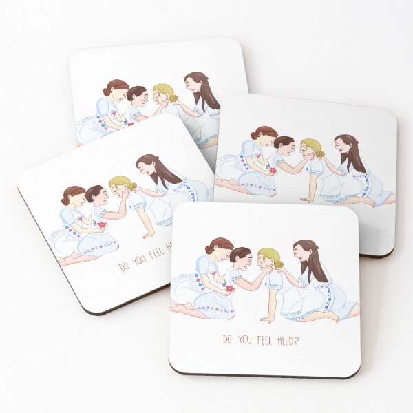Item preview, Midsommar, Harga Women Comforting Dani Ardor, Do You Feel Held? Art Print designed and sold by HannahHigh.