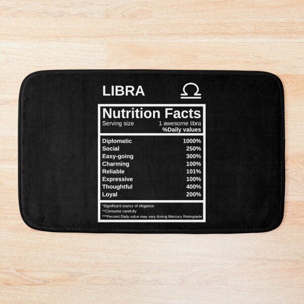 Item preview, Libra Nutrition Facts designed and sold by lolora.