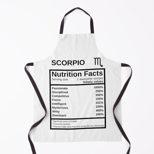 Item preview, Scorpio Nutrition Facts designed and sold by lolora.