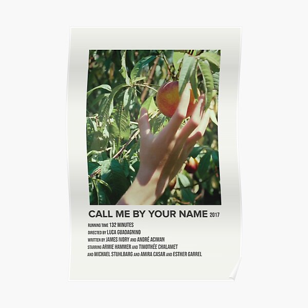 call me by your name (2017) Poster