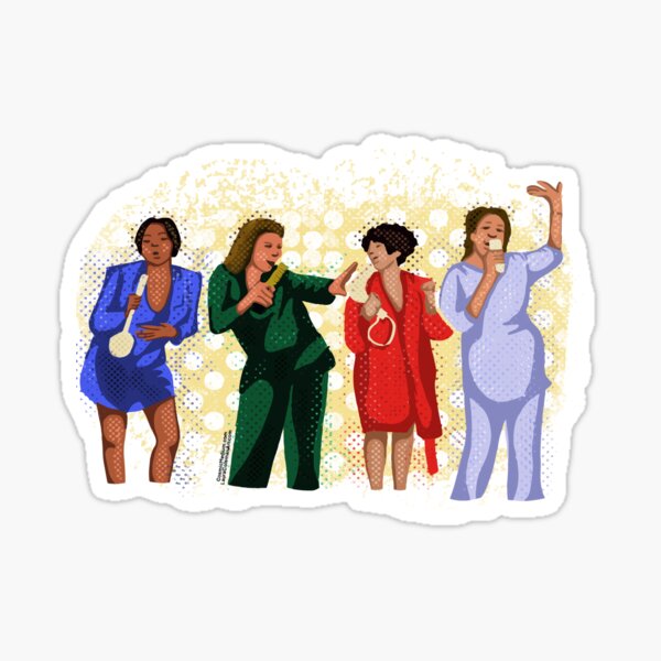 Singing Women Living Single Sticker
