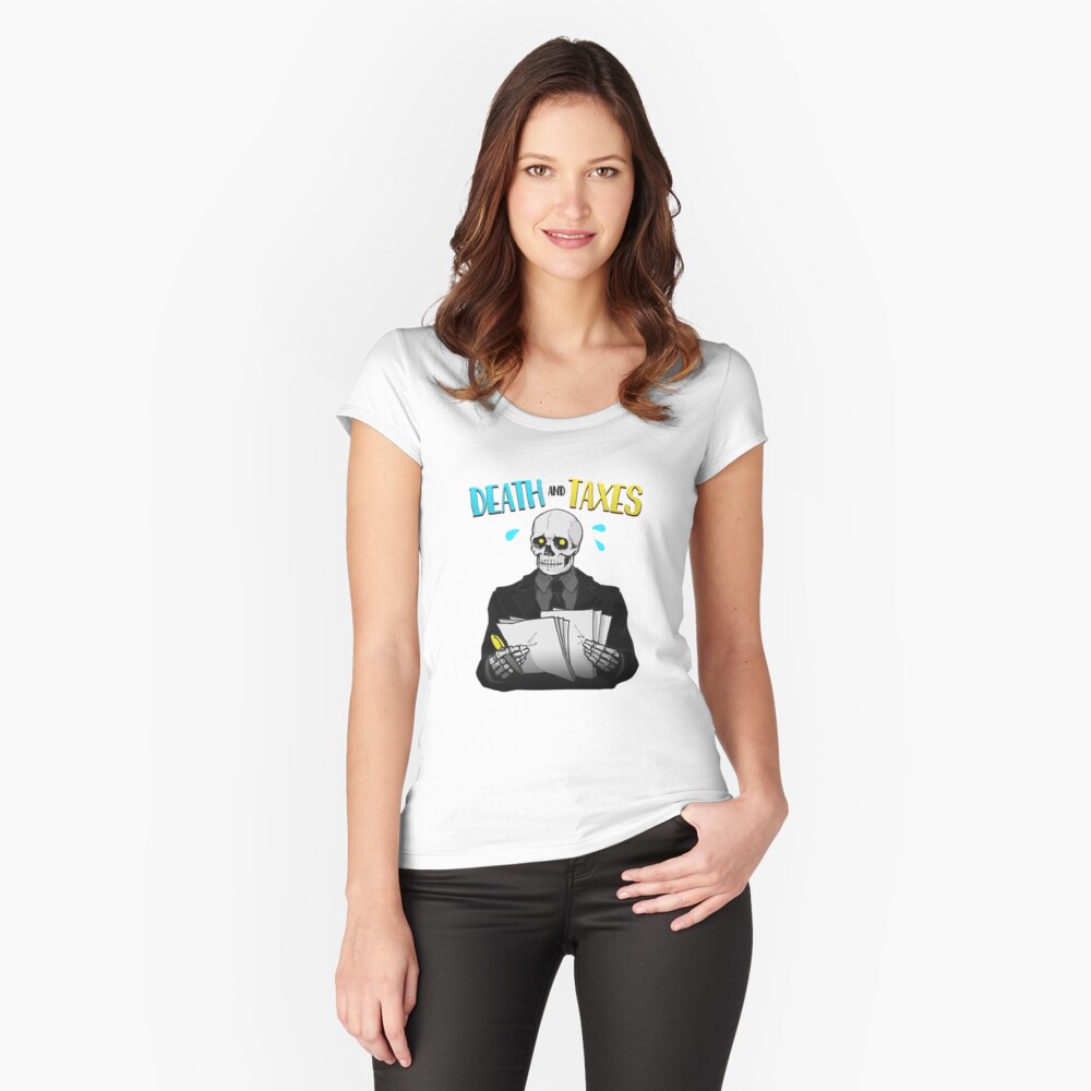 Item preview, Fitted Scoop T-Shirt designed and sold by lilgreenfreaky.
