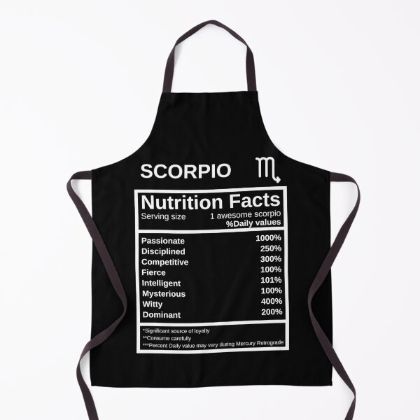 Item preview, Scorpio Nutrition Facts designed and sold by lolora.