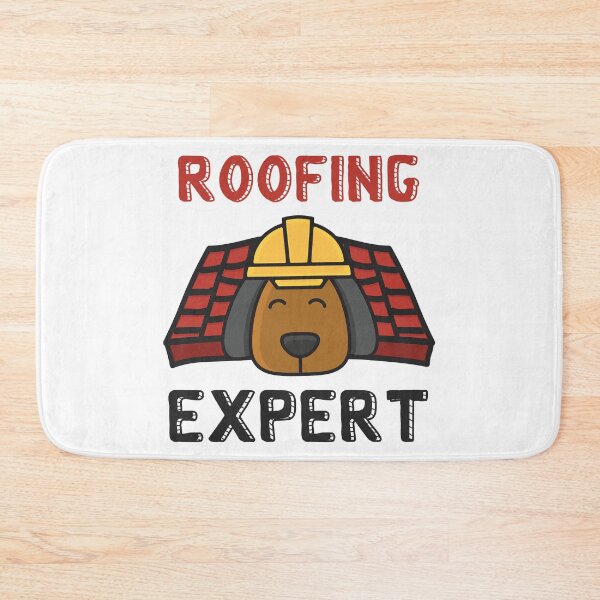 Item preview, Roofing expert - Dog with helmet on his head designed and sold by PufuMiu.