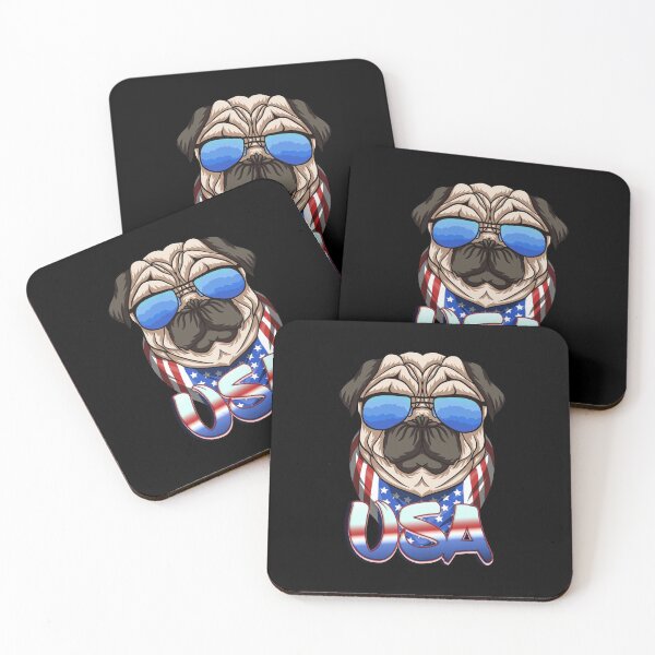 Item preview, Patriotic Pug designed and sold by wazoosi.