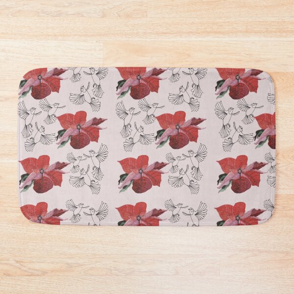 Item preview, Birds In Flight & Poinsettia designed and sold by MagsWilliamson.