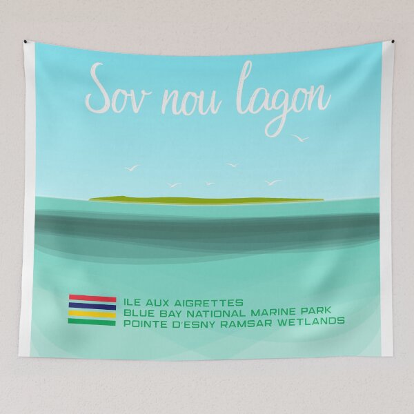 Item preview, Sov nou lagon Mauritius designed and sold by Kotomili.