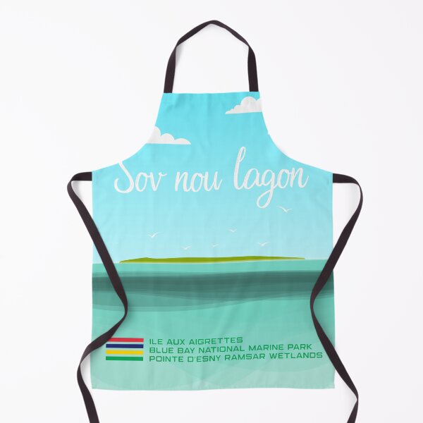 Sov nou lagon Mauritius Apron