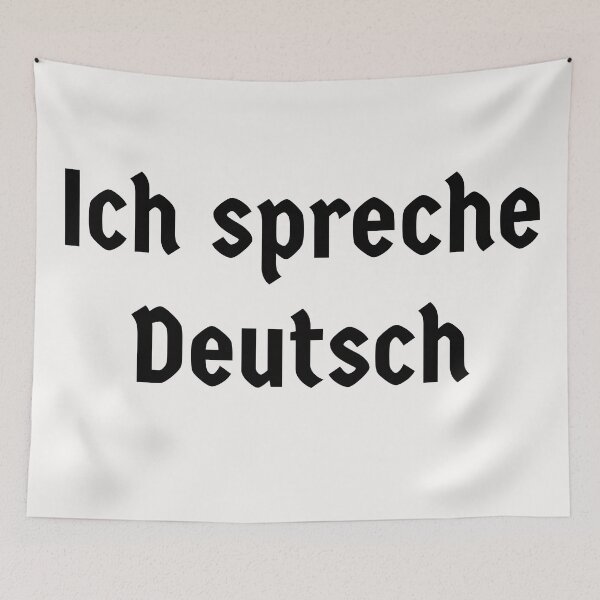 Item preview, I speak German Ich spreche Deutsch for German speaker designed and sold by Time4German.