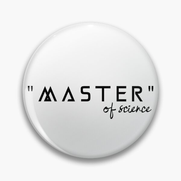Item preview, "Master" of Science. Written in Black - Customizable   designed and sold by Joe-s.