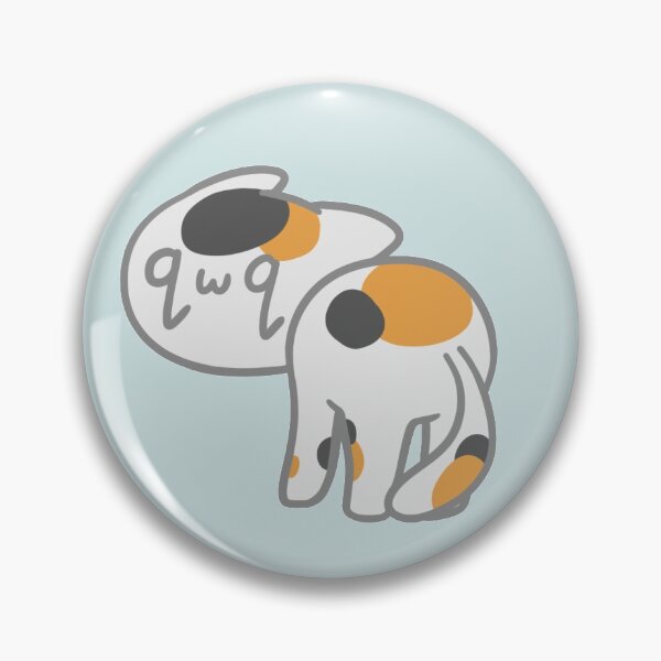 Artikelvorschau, qwq Katzenaufkleber entworfen und verkauft von RaspberryMoon.
