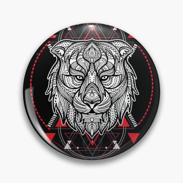 Item preview, Geometric Lion Pattern designed and sold by VibrantGifts.