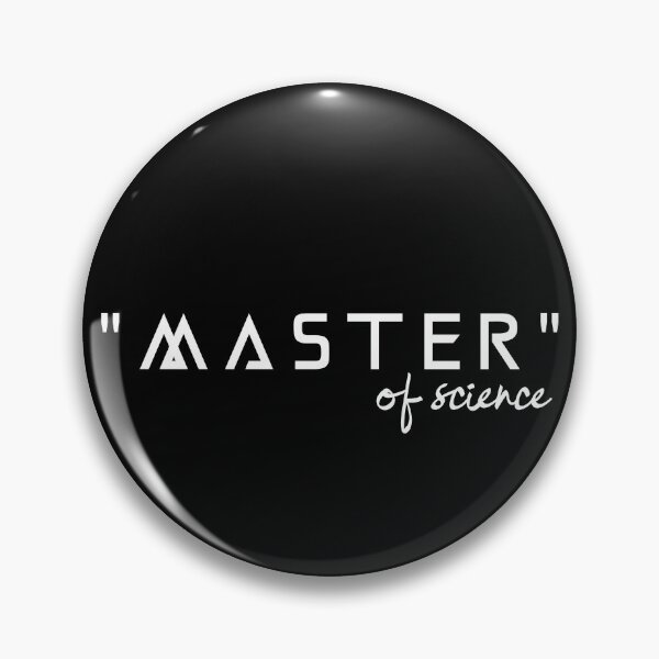Item preview, "Master" of Science. Written in White - Customizable   designed and sold by Joe-s.