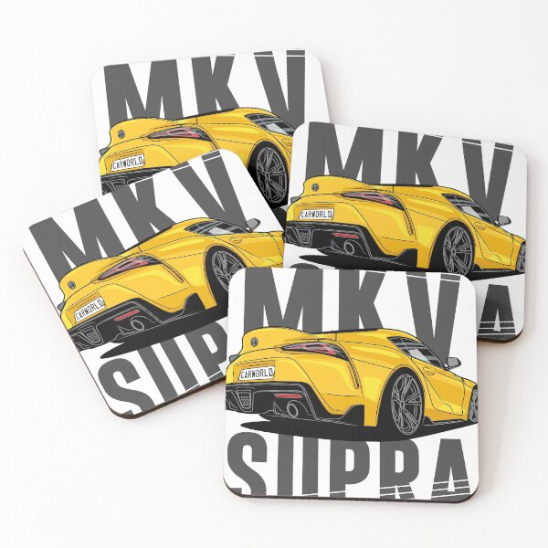 Item preview, Toyota Supra A90 Rear Nitro Yellow Best Shirt Design designed and sold by CarWorld.