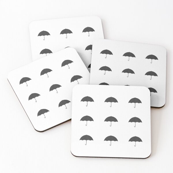 Item preview, black umbrellas designed and sold by ImagineKaye.
