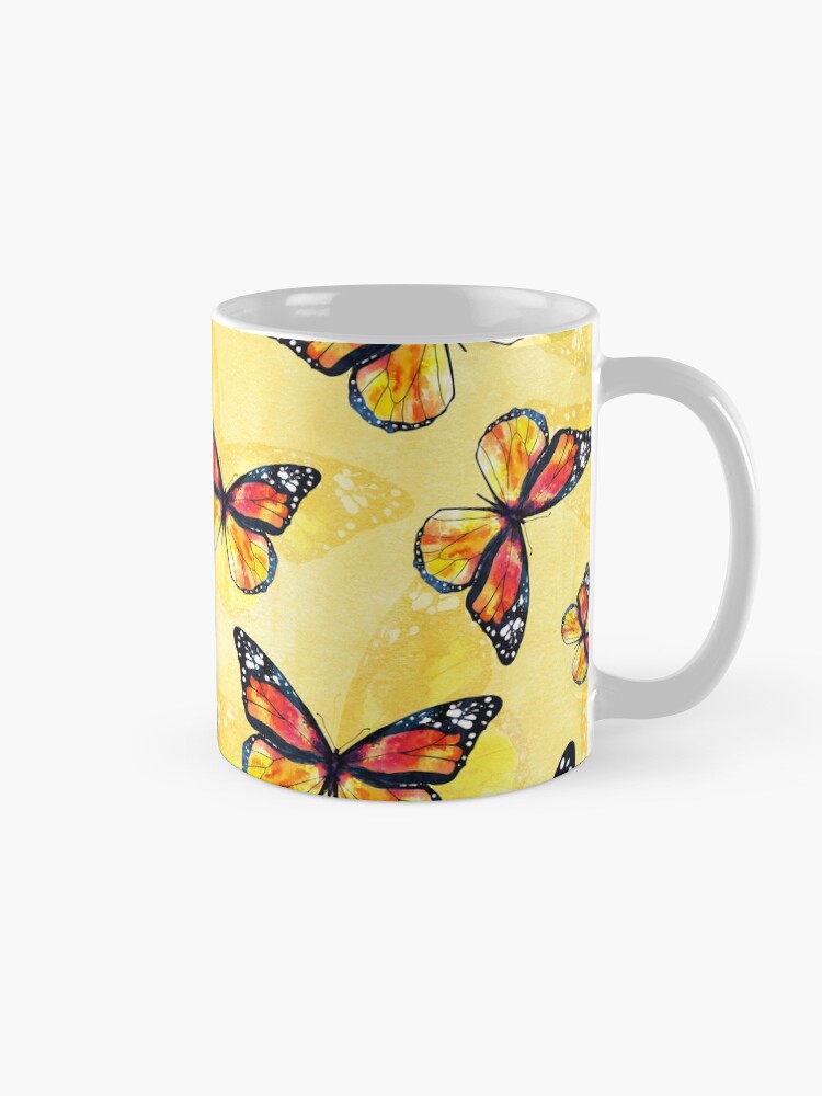 Alternate view of Butterflies pattern 9 Coffee Mug