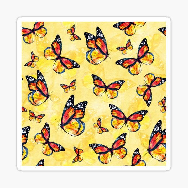 Butterflies pattern 9 Sticker