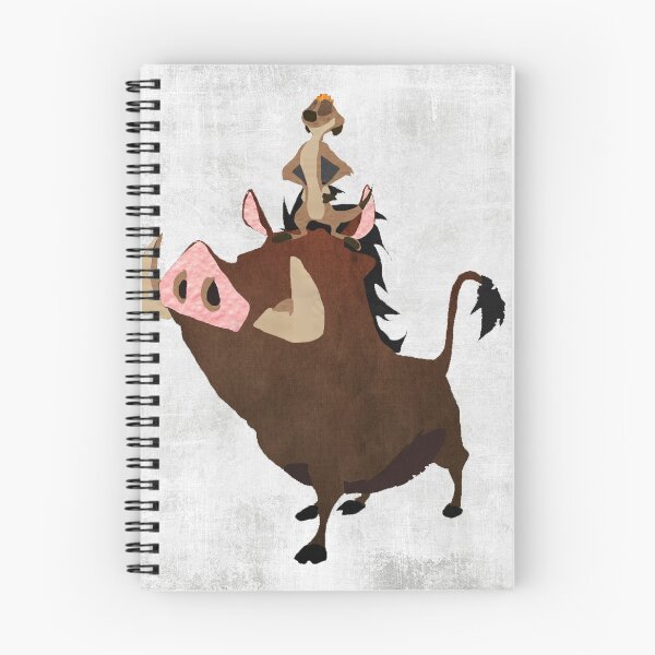 Aperçu de l'œuvre Papier Timon et Pumba créée et vendue par geekability101.