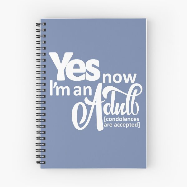 Item preview, Yes I'm adult now (condolences are accepted) designed and sold by ZalinaKadyrova.