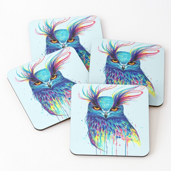 Item preview, Rainbow owl t-shirt Colorful owl designed and sold by DiamondStore1.