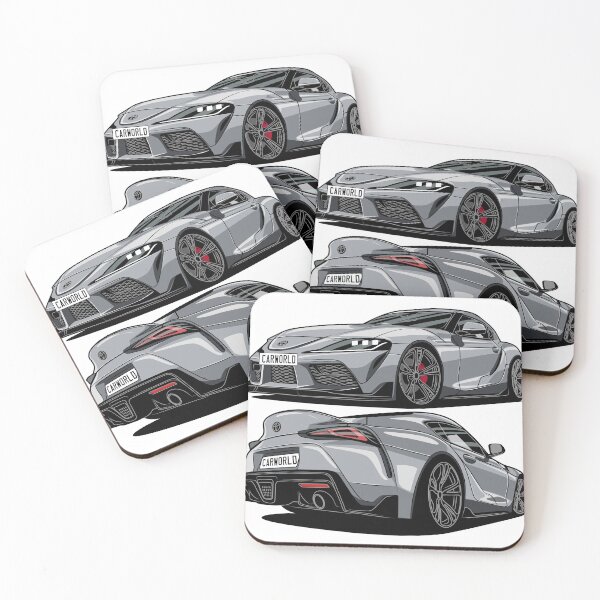 Item preview, Toyota Supra A90 Turbulance Gray Front & Rear designed and sold by CarWorld.