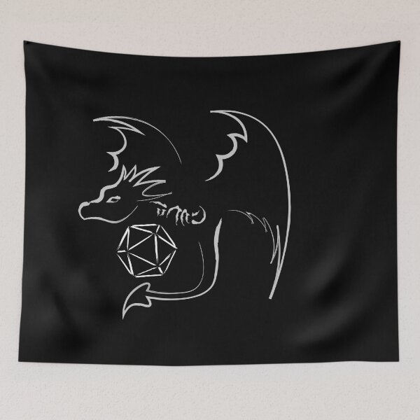 Item preview, Hand Drawn Dice Dragon designed and sold by nicegnome.
