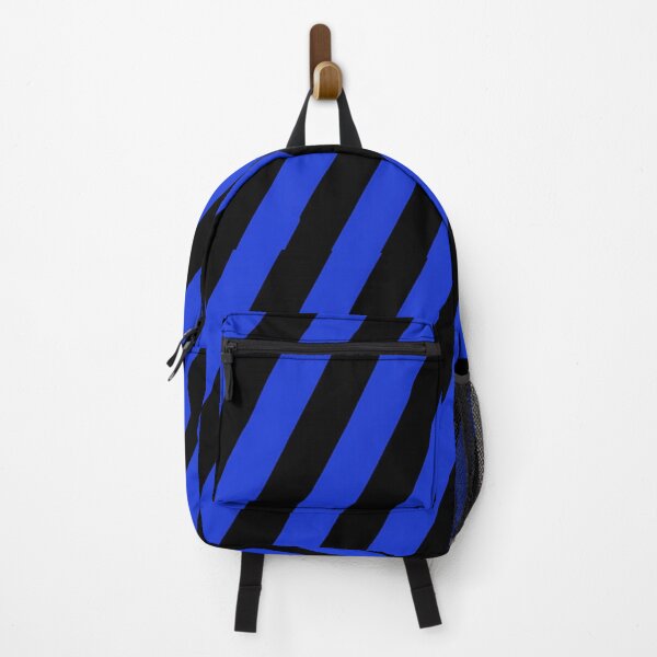 Item preview, Blue and black diagonal stripes designed and sold by tetibright.