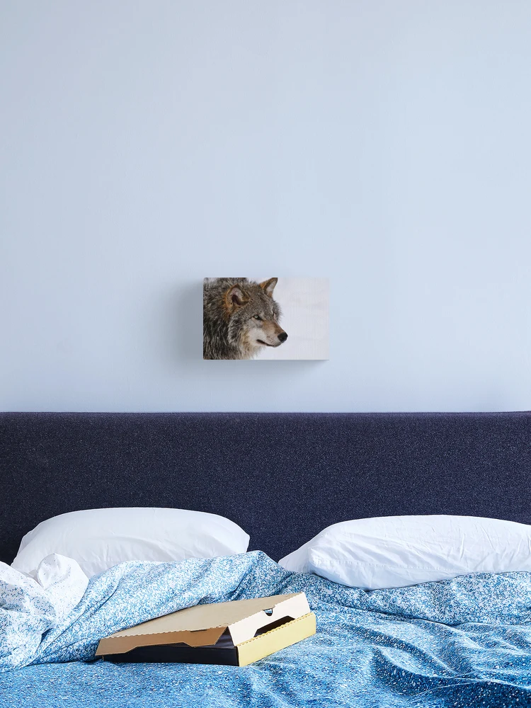 Imagen 2 de 3, Lienzo con la obra Timber Wolf, diseñada y vendida por WolvesOnly.