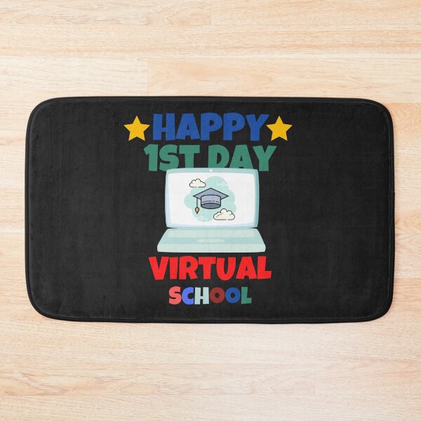 Item preview, happy first day of virtual school shirt gift designed and sold by MohitJain1109.