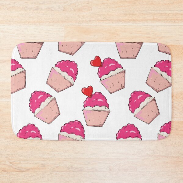 Item preview, Cute Delicious Pink Muffin Cupcake designed and sold by blacklittlemoon.