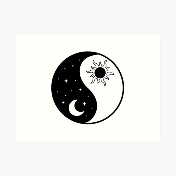 yin yang symbol sun and moon