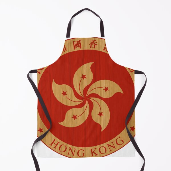 Item preview, Official Emblem of Hong Kong | Bamboo Wood Texture designed and sold by Dator.