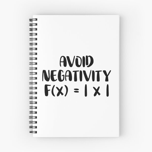 Item preview, Avoid Negativity f(x) = | x | Funny Math Teacher designed and sold by T-shirt For You.