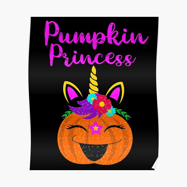 Unicorn Pumpkin Head Posters Redbubble - roblox sparkle time pumpkin