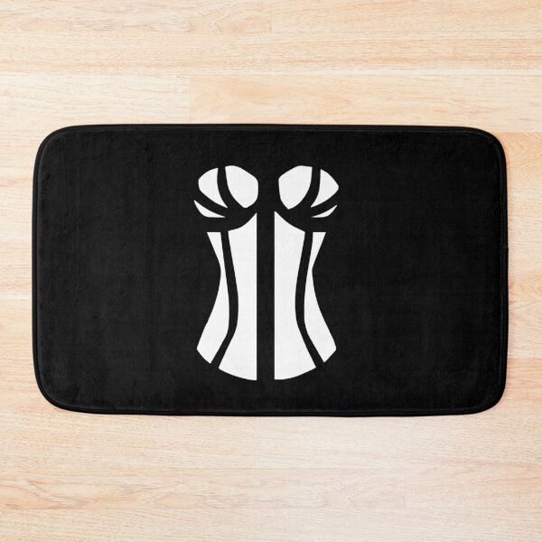 Item preview, Corset in black and white designed and sold by covenapparel.