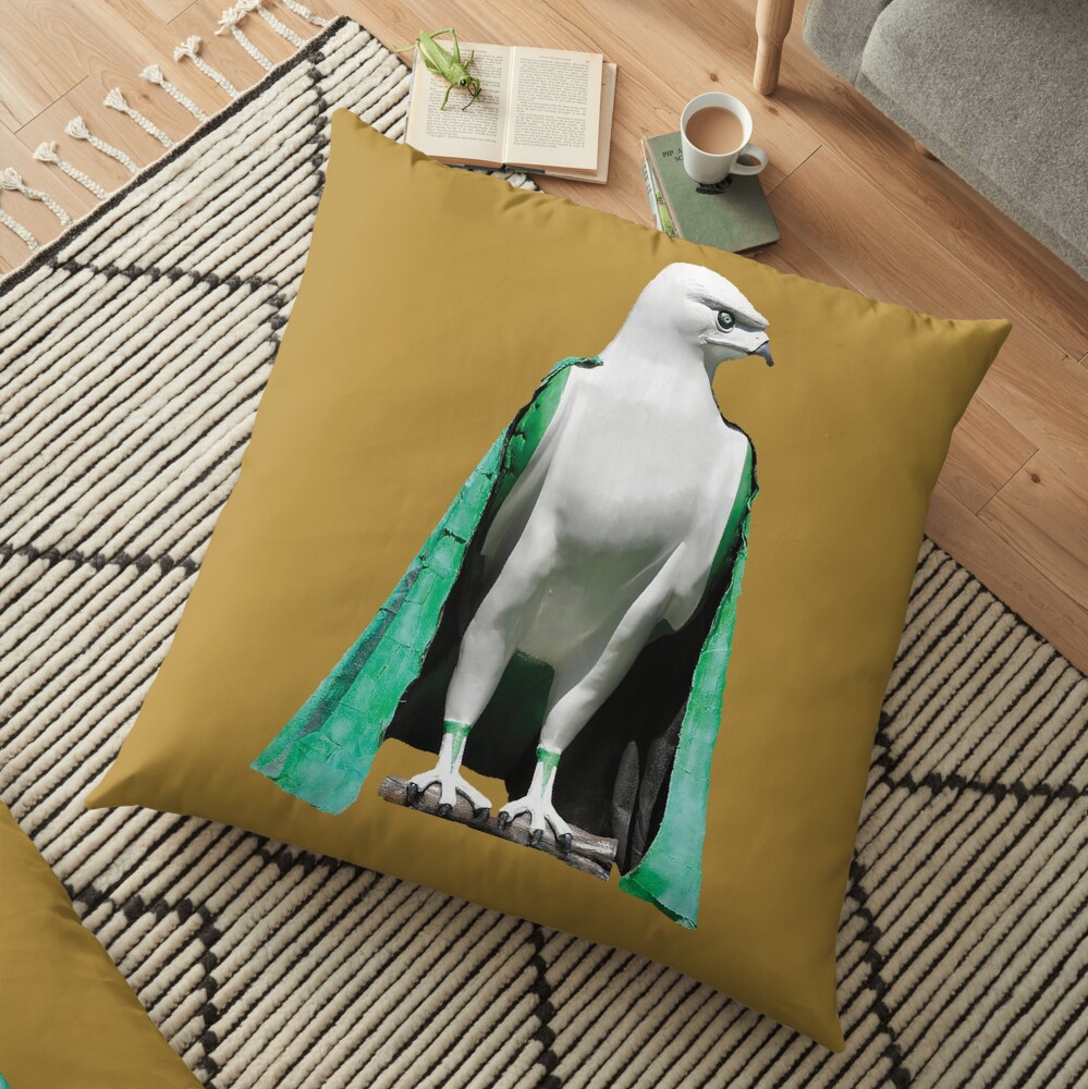 bird of prey Floor Pillow
